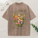 Look At The Birds Of The Air Christian Washed T-Shirt
