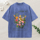 Look At The Birds Of The Air Christian Washed T-Shirt