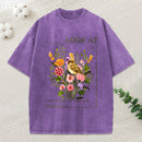 Look At The Birds Of The Air Christian Washed T-Shirt