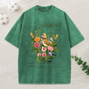 Look At The Birds Of The Air Christian Washed T-Shirt