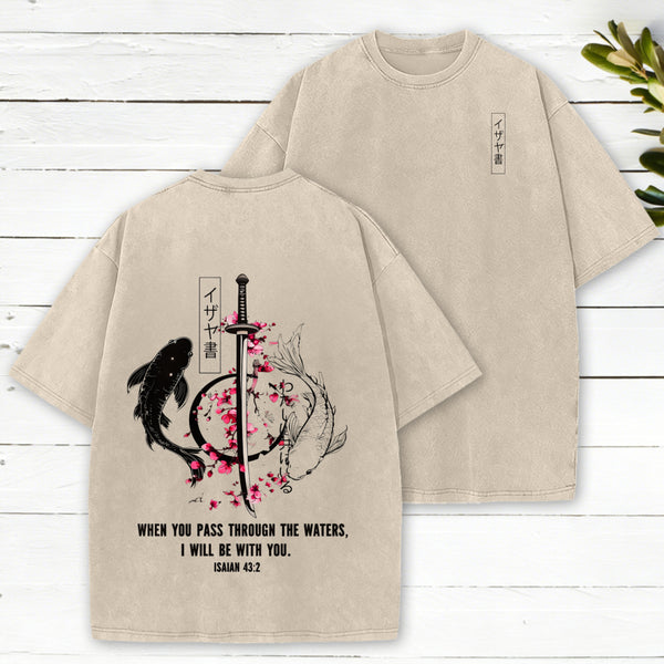 I Will Be With You Christian Washed T-Shirt