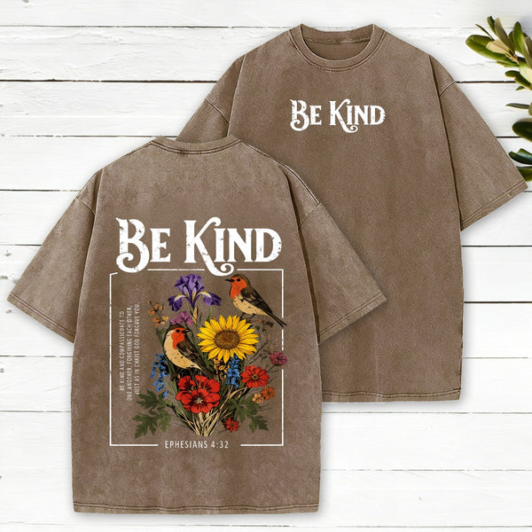 Be Kind Christian Washed T-Shirt