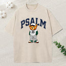 Psalm 23 Bear Christian Washed T-Shirt