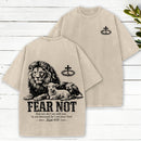 Fear Not For I Am With You Christian Washed T-Shirt