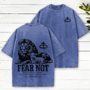 Fear Not For I Am With You Christian Washed T-Shirt