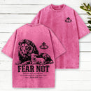 Fear Not For I Am With You Christian Washed T-Shirt