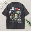 Mother Hood Is Kingdom Work Christian Heavy Cotton T-Shirt