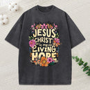 Living Hope Christian Washed T-Shirt