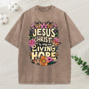 Living Hope Christian Washed T-Shirt