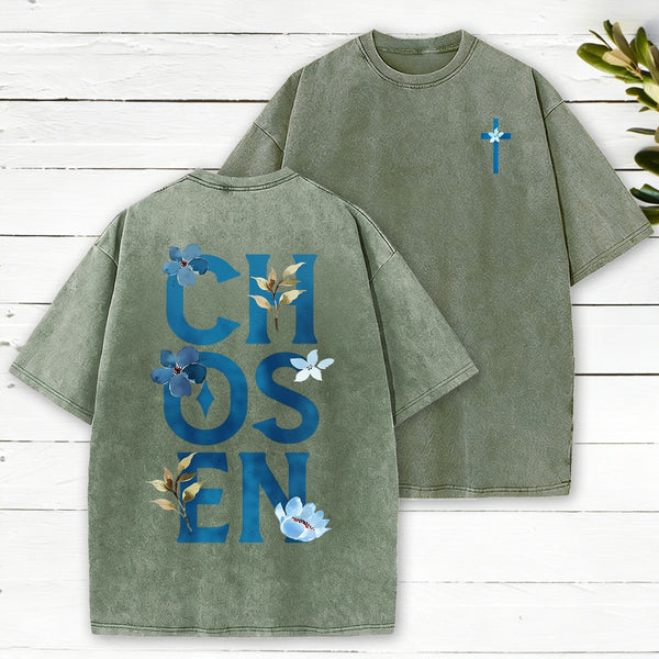 Chosen Christian Washed T-Shirt