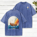 A Rainbow Is The Sign Of His Covenant Christian Washed T-Shirt
