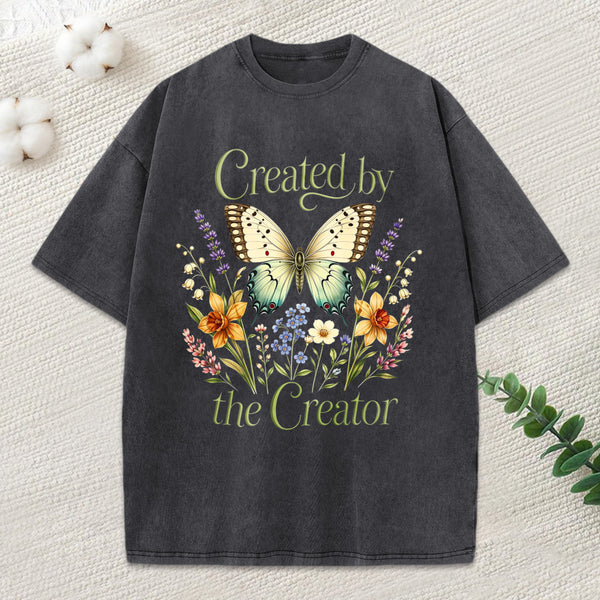 Created By The Creator Christian Washed T-Shirt