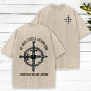 He Who Kneels Before God Can Stand Before Anyone Christian Washed T-Shirt