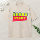Jesus Story Christian Washed T-Shirt