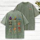 Big Fan Of Jesus Christ Christian Washed T-Shirt