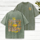 Jesus Is The Way Christian Washed T-Shirt