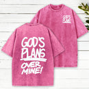God'S Plans Over Mine Christian Washed T-Shirt