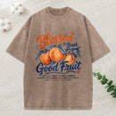 Blessed To Bear Good Fruit Christian Washed T-Shirt