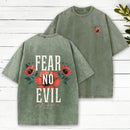 Fear No Evil Christian Washed T-Shirt