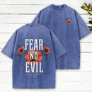 Fear No Evil Christian Washed T-Shirt