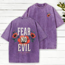 Fear No Evil Christian Washed T-Shirt
