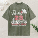 The Lord Is My Shepherd Christian Washed T-Shirt