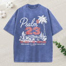 The Lord Is My Shepherd Christian Washed T-Shirt