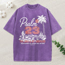 The Lord Is My Shepherd Christian Washed T-Shirt