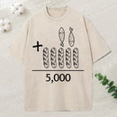 5 Loaves And 2 Fish Equals 5000 Christian Washed T-Shirt