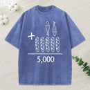 5 Loaves And 2 Fish Equals 5000 Christian Washed T-Shirt