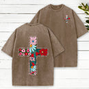 For God So Loved Christian Washed T-Shirt