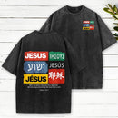 Jesus Christ Is Lord Christian Washed T-Shirt