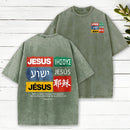 Jesus Christ Is Lord Christian Washed T-Shirt