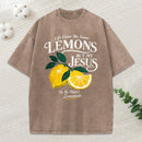 Jesus Makin Lemonade Christian Washed T-Shirt