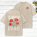 Worship Anyway Christian Washed T-Shirt