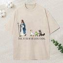 He Said We Are Going Fishing Christian Washed T-Shirt
