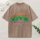 Yahweh The Great I Am Christian Washed T-Shirt
