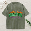 Yahweh The Great I Am Christian Washed T-Shirt
