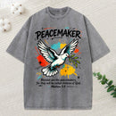 Blessed Are Peacemakers Christian Washed T-Shirt