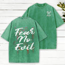 Fear No Evil Christian Washed T-Shirt