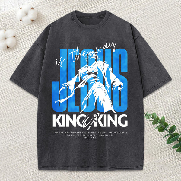 King Of Kings Christian Washed T-Shirt