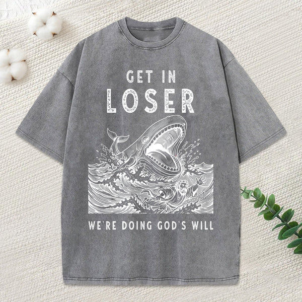 Get In Loser Christian Washed T-Shirt
