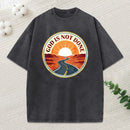 God Is Not Done Christian Washed T-Shirt