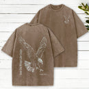 Soar On Wings Like Eagle Christian Washed T-Shirt