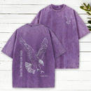 Soar On Wings Like Eagle Christian Washed T-Shirt