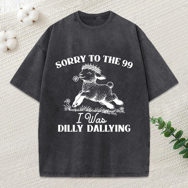 Sorry To The 99 Christian Washed T-Shirt