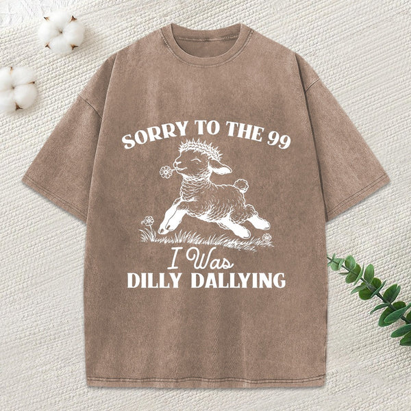 Sorry To The 99 Christian Washed T-Shirt