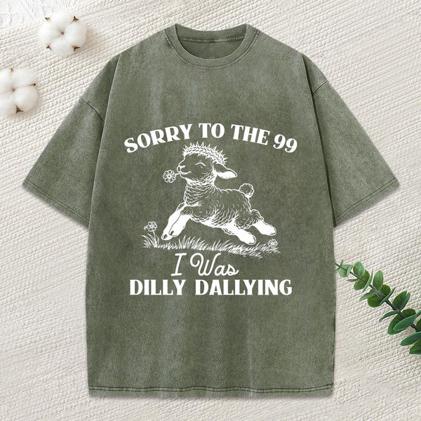 Sorry To The 99 Christian Washed T-Shirt