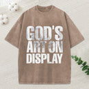 God'S Art On Display Christian Washed T-Shirt