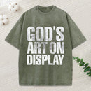 God'S Art On Display Christian Washed T-Shirt
